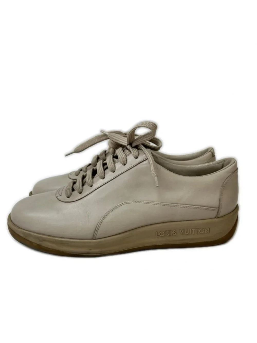 Louis Vuitton Leather Low Cut Sneakers